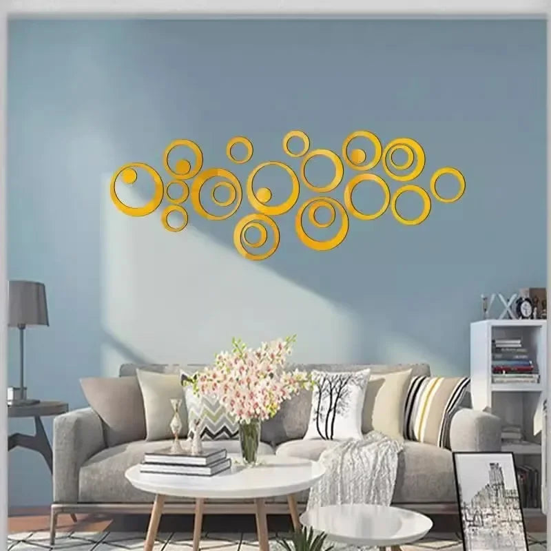 Circular Mirror Decoration