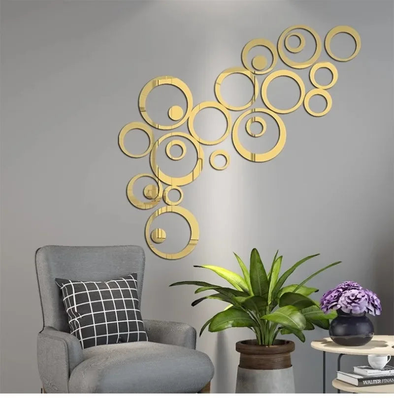 Circular Mirror Decoration