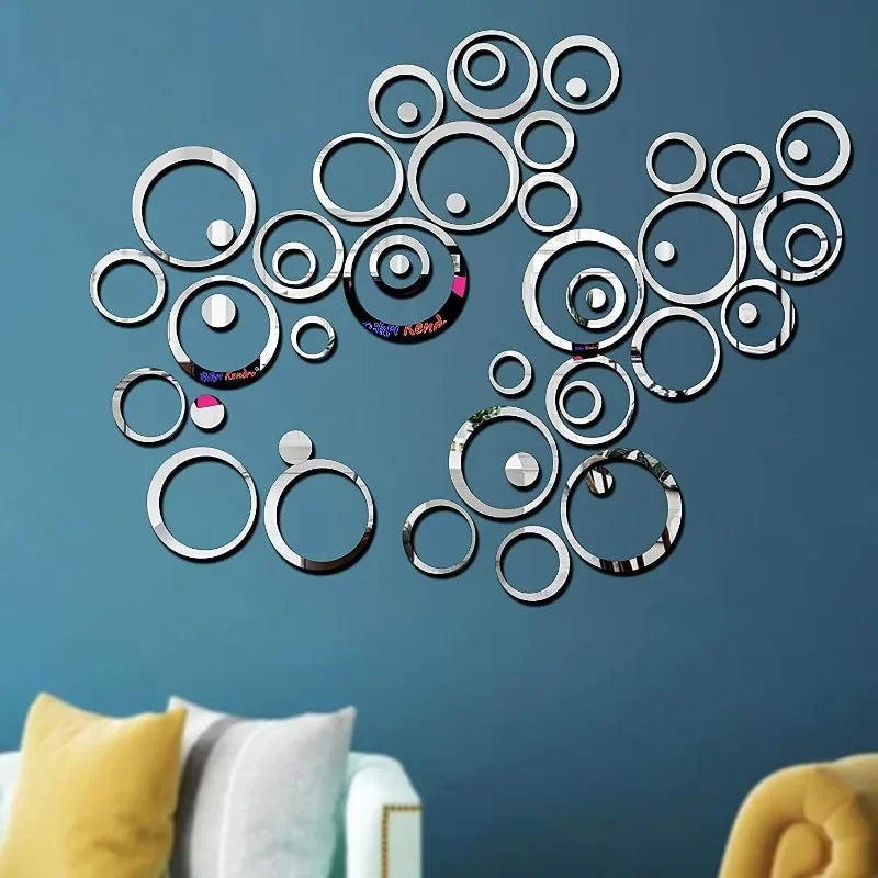 Circular Mirror Decoration