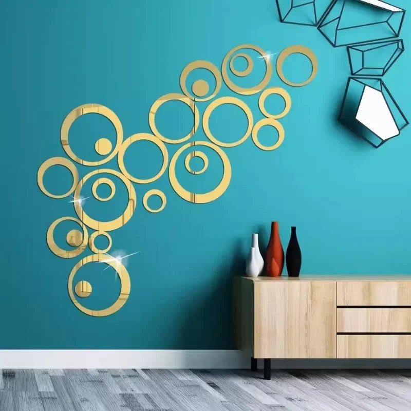 Circular Mirror Decoration