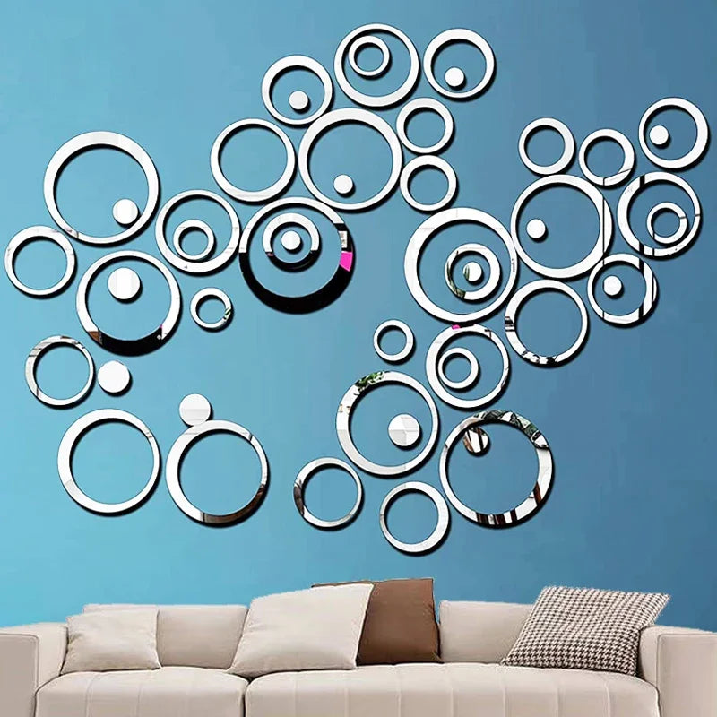 Circular Mirror Decoration